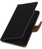 Hoesje voor Samsung Galaxy J3 - Effen Zwart Booktype Wallet