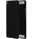 Hoesje voor Huawei Ascend P8 TPU Zwart