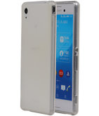 Hoesje voor Sony Xperia M4 Aqua TPU Transparant Wit