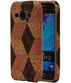 Kurk Design TPU Cover Case voor Hoesje voor Samsung Galaxy J1 2015 Model A Kurk Design TPU Cover Case voor Hoesje voor Samsung Galaxy J1 2015 Model A