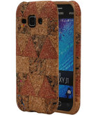 Kurk Design TPU Cover Case voor Hoesje voor Samsung Galaxy J1 2015 Model C Kurk Design TPU Cover Case voor Hoesje voor Samsung Galaxy J1 2015 Model C