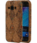 Kurk Design TPU Cover Case voor Hoesje voor Samsung Galaxy J1 2015 Model F Kurk Design TPU Cover Case voor Hoesje voor Samsung Galaxy J1 2015 Model F