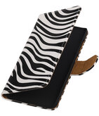 Zebra Hoesje voor HTC Desire Eye s Book/Wallet Case/Cover