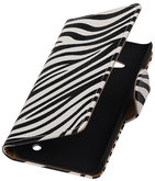 Zebra Booktype Hoesje voor Microsoft Lumia 550 Wallet Cover