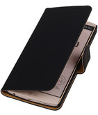 Hoesje voor LG V10 - Effen Zwart Booktype Wallet