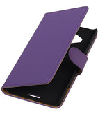 Hoesje voor Microsoft Lumia 950 XL - Effen Booktype Wallet Paars