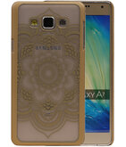 Hoesje voor Samsung Galaxy A7 2015 - Roma Hardcase Goud