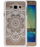 Hoesje voor Samsung Galaxy A7 2015 - Roma Hardcase Wit
