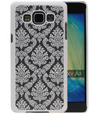 Hoesje voor Samsung Galaxy A5 2015 - Brocant Hardcase Wit
