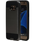 Grijs BestCases Tough Armor TPU back cover voor Hoesje voor Samsung Galaxy S7