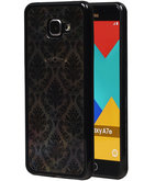Zwart Brocant TPU back case cover voor Hoesje voor Samsung Galaxy A7 (2016)