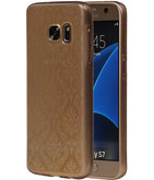 Goud Brocant TPU back case cover voor Hoesje voor Samsung Galaxy S7