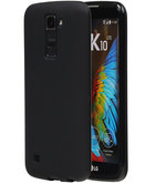 Hoesje voor LG K10 TPU Back Cover Zwart