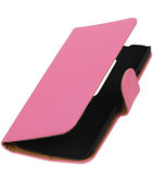 Hoesje voor Motorola Moto G (3rd gen) - Effen Roze Bookstyle
