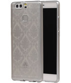 Zilver Brocant TPU back case cover voor Hoesje voor Huawei P9