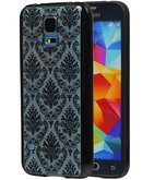 Zwart Brocant TPU back case cover voor Hoesje voor Samsung Galaxy S5