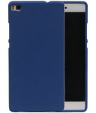 Blauw Zand TPU back case cover voor Hoesje voor Huawei P8