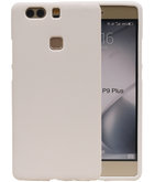 Wit Zand TPU back case cover voor Hoesje voor Huawei P9 Plus