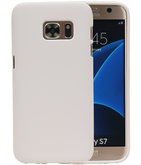 Wit Zand TPU back case cover voor Hoesje voor Samsung Galaxy S7