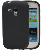 Zwart Zand TPU back case cover voor Hoesje voor Samsung Galaxy S3 mini I8190
