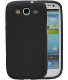 Zwart Zand TPU back case cover voor Hoesje voor Samsung Galaxy S3 I9300