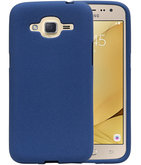 Blauw Zand TPU back case cover voor Hoesje voor Samsung Galaxy J2 2016