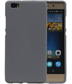 Grijs Zand TPU back case cover voor Hoesje voor Huawei P8 Lite