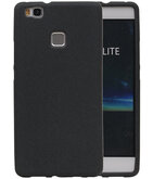 Zwart Zand TPU back case cover voor Hoesje voor Huawei P9 Lite