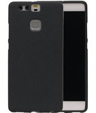 Zwart Zand TPU back case cover voor Hoesje voor Huawei P9