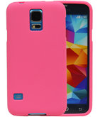 Roze Zand TPU back case cover voor Hoesje voor Samsung Galaxy S5