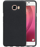 Zwart Zand TPU back case cover voor Hoesje voor Samsung Galaxy C7