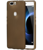 Hoesje voor Huawei Honor V8 TPU Back Cover Transparant Grijs