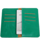 Groen Pull-up Large Pu portemonnee wallet voor Sony