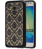 Zwart Brocant TPU back case cover voor Hoesje voor Samsung Galaxy A5 2015