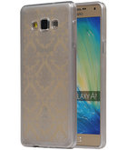 Zilver Brocant TPU back case cover voor Hoesje voor Samsung Galaxy A7 2015