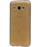 Goud Brocant TPU back case cover voor Hoesje voor Samsung Galaxy C5