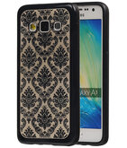 Zwart Brocant TPU back case cover voor Hoesje voor Samsung Galaxy A3 2015