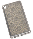 Zilver Brocant TPU back case cover voor Hoesje voor Sony Xperia XA