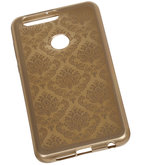 Goud Brocant TPU back case cover voor Hoesje voor Huawei Honor 8