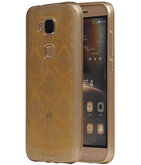 Goud Brocant TPU back case cover voor Hoesje voor Huawei G8