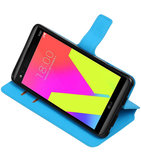 Blauw Hoesje voor LG V20 TPU wallet case booktype HM Book