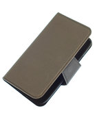 Grijs Hoesje voor Samsung Galaxy S I9000 cover case booktype Ultra Book