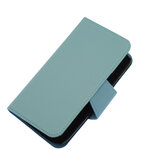 Licht Blauw Hoesje voor Samsung Galaxy S Advance I9070 cover case booktype Ultra Book