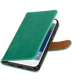 Groen Pull-Up PU booktype wallet cover voor Hoesje voor Google Pixel