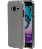 Hoesje voor Samsung Galaxy J3 2017 TPU back case transparant Wit