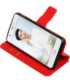 Rood Hoesje voor Huawei Nova TPU wallet case booktype HM Book