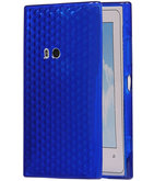 Hoesje voor Nokia Lumia 920 Diamant TPU back case Donker Blauw