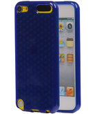Hoesje voor Apple iPod Touch 5 / 6 Diamant TPU back case Donker Blauw