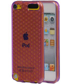 Hoesje voor Apple iPod Touch 5 / 6 Diamant TPU back case Paars