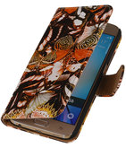 Geel Vlinder Booktype wallet voor Hoesje voor Apple iPhone 6Plus  / 6s Plus